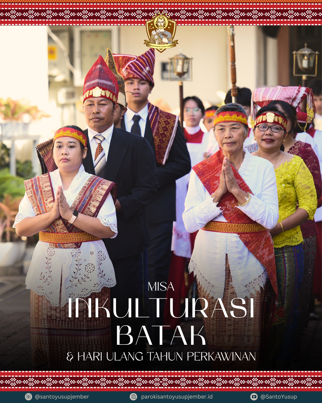 Misa Inkulturasi Batak& Hari Ulang Tahun Perkawinan